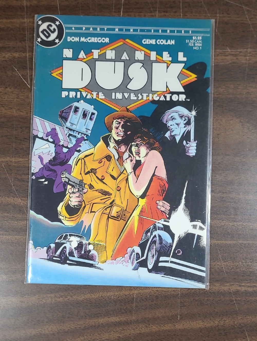 Nathanie Dusk P.I. Comic Book #1 February 1984 Bagged